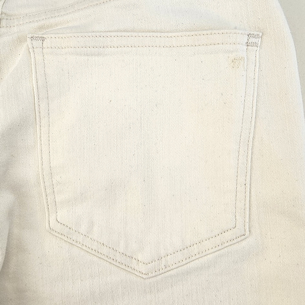 Madewell Women's Mid Rise Kick Out Crop Jeans in Creamy Vintage Canvas - Picture 11 of 12